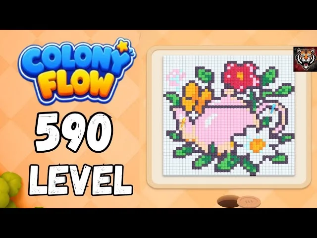 Colony Flow! Level 590 board layout