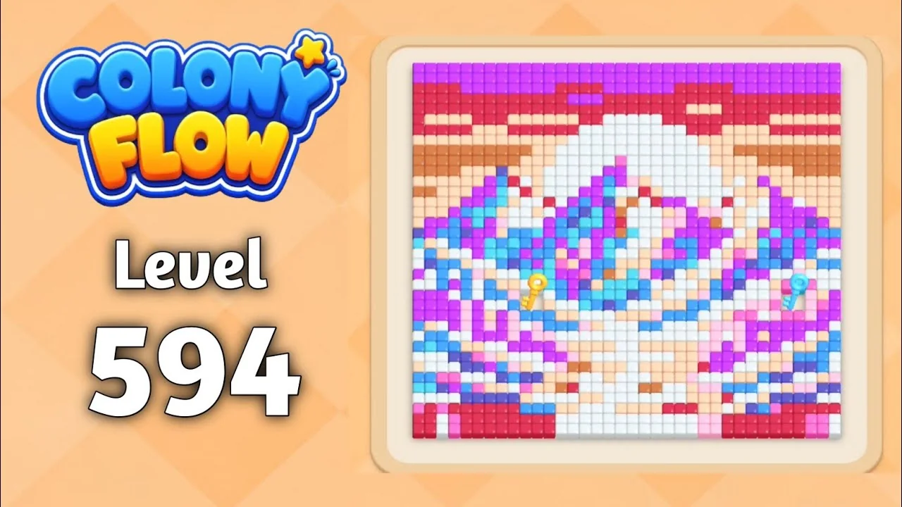 Colony Flow! Level 594 board layout