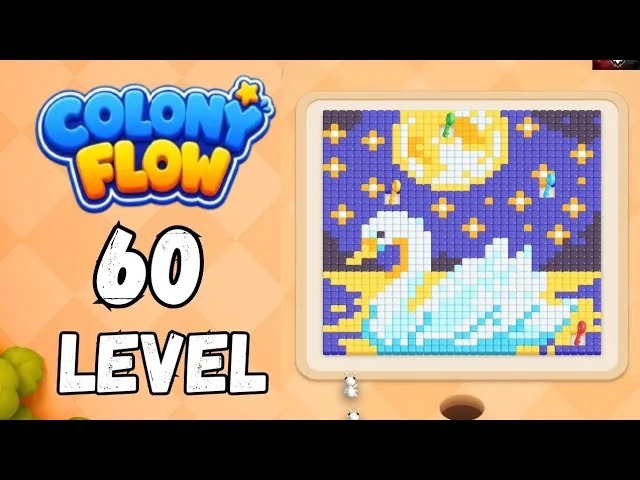 Colony Flow! Level 60 board layout