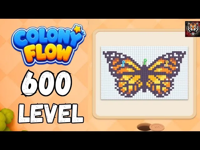 Colony Flow! Level 600 board layout