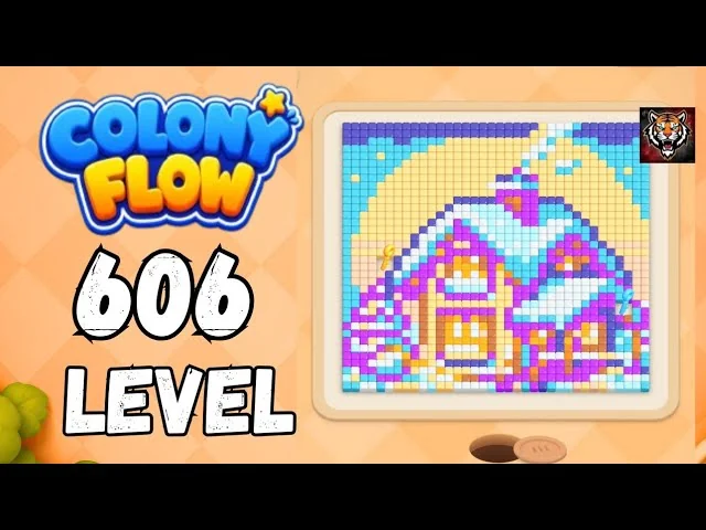 Colony Flow! Level 606 board layout