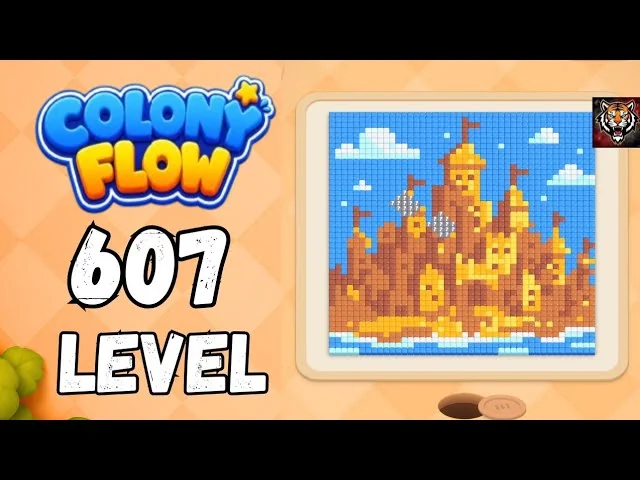 Colony Flow! Level 607 board layout