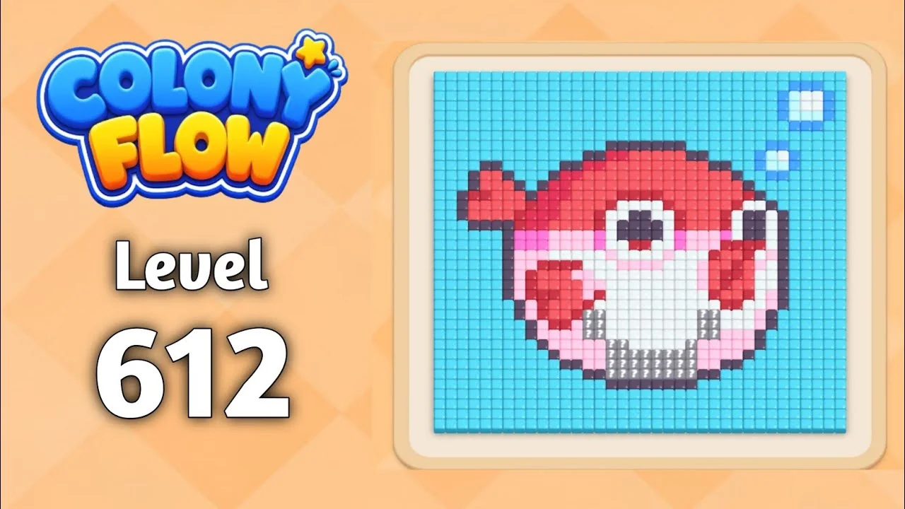 Colony Flow! Level 612 board layout
