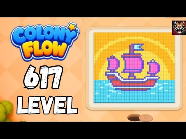 Colony Flow! Level 617 board layout