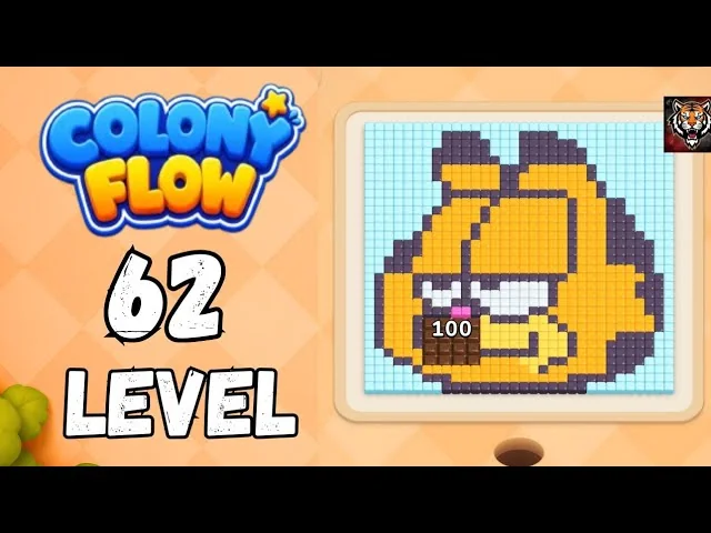Colony Flow! Level 62 board layout