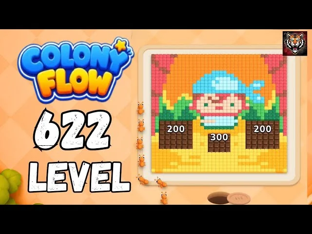 Colony Flow! Level 622 board layout