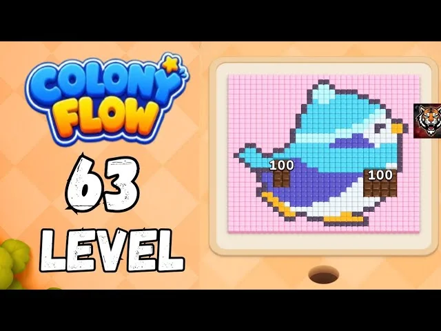 Colony Flow! Level 63 board layout