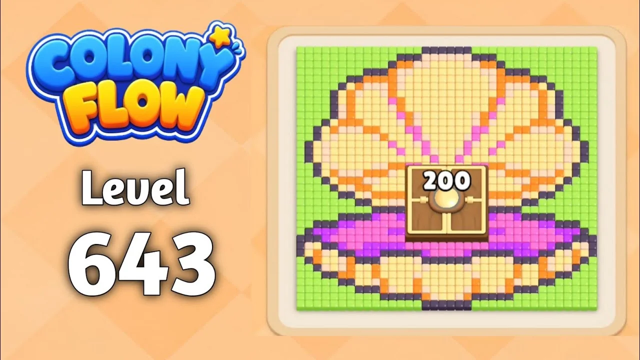 Colony Flow! Level 643 board layout