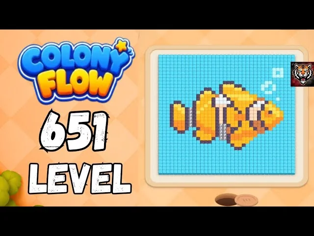 Colony Flow! Level 651 board layout
