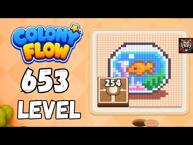 Colony Flow! Level 653 board layout