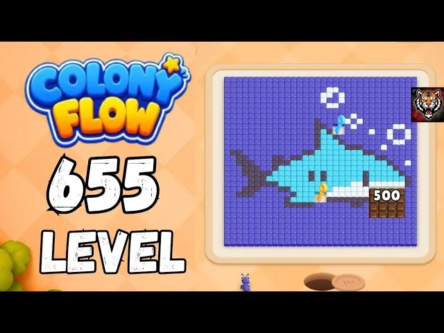 Colony Flow! Level 655 board layout