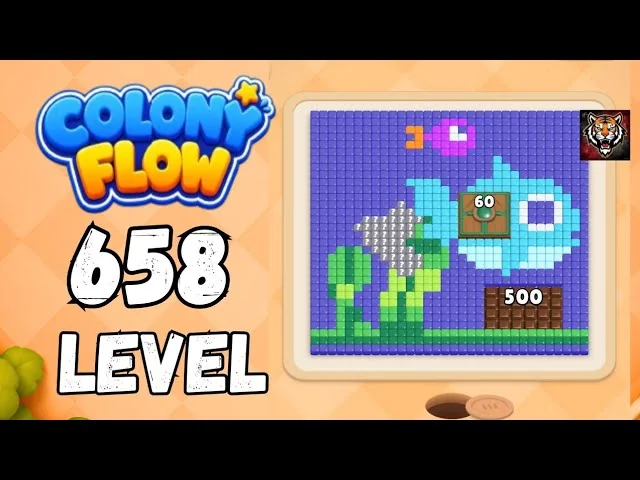 Colony Flow! Level 658 board layout