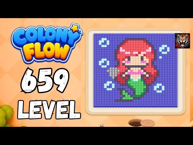 Colony Flow! Level 659 board layout