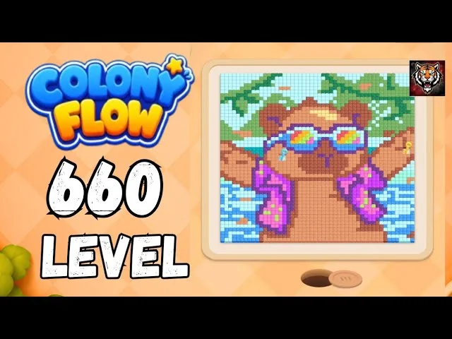 Colony Flow! Level 660 board layout