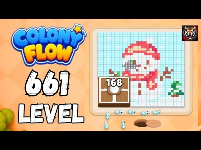 Colony Flow! Level 661 board layout