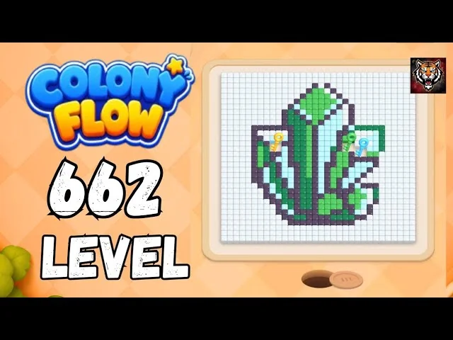 Colony Flow! Level 662 board layout