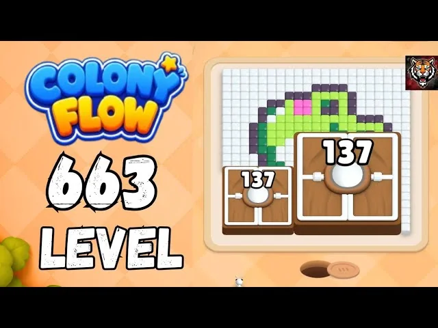 Colony Flow! Level 663 board layout