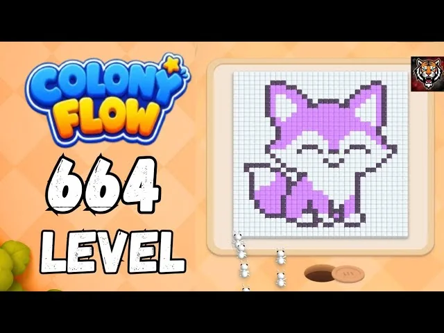 Colony Flow! Level 664 board layout