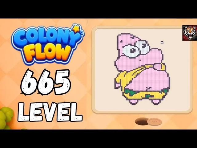 Colony Flow! Level 665 board layout
