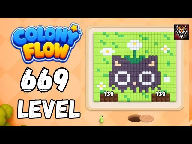 Colony Flow! Level 669 board layout