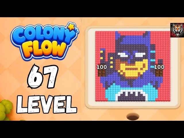 Colony Flow! Level 67 board layout