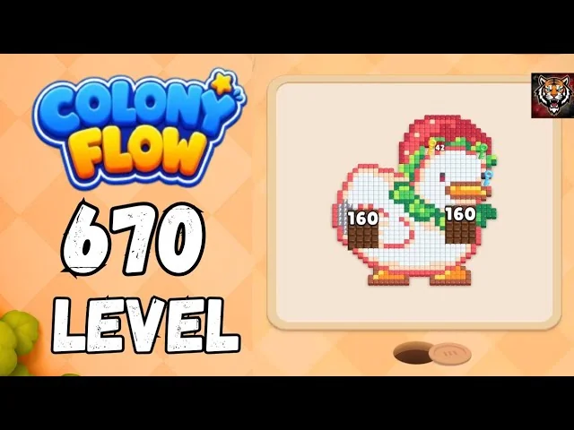 Colony Flow! Level 670 board layout