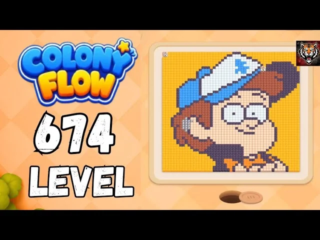 Colony Flow! Level 674 board layout