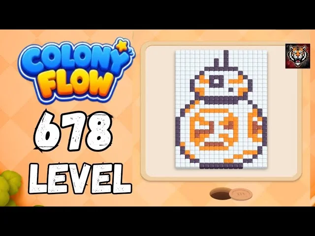 Colony Flow! Level 678 board layout