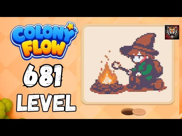 Colony Flow! Level 681 board layout