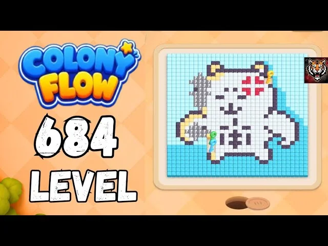 Colony Flow! Level 684 board layout