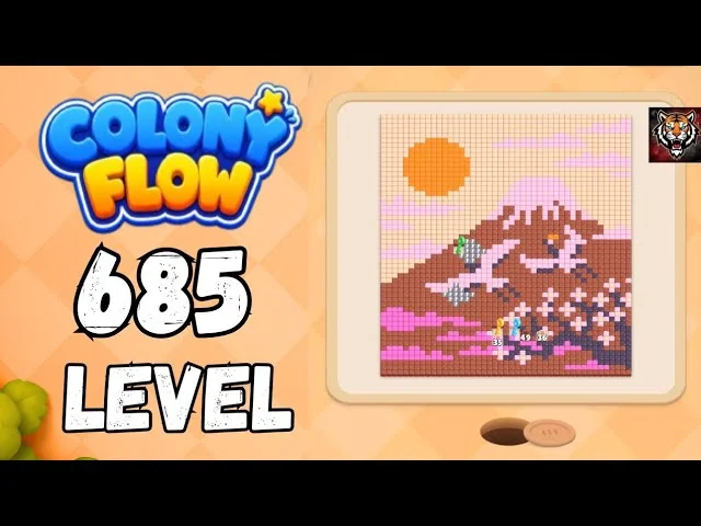 Colony Flow! Level 685 board layout