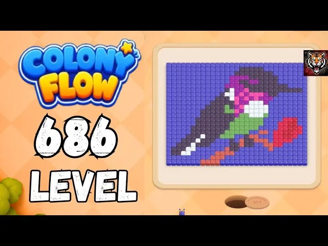 Colony Flow! Level 686 board layout