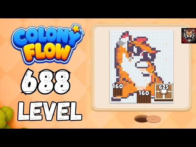 Colony Flow! Level 688 board layout