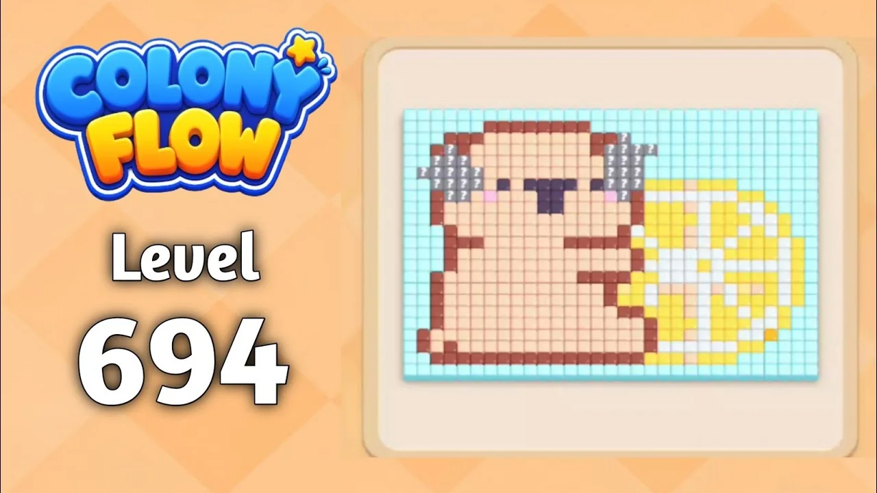Colony Flow! Level 694 board layout