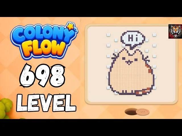 Colony Flow! Level 698 board layout