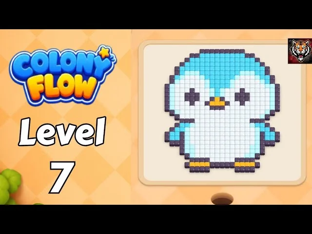 Colony Flow! Level 7 board layout