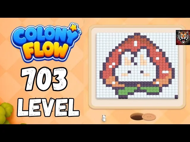 Colony Flow! Level 703 board layout