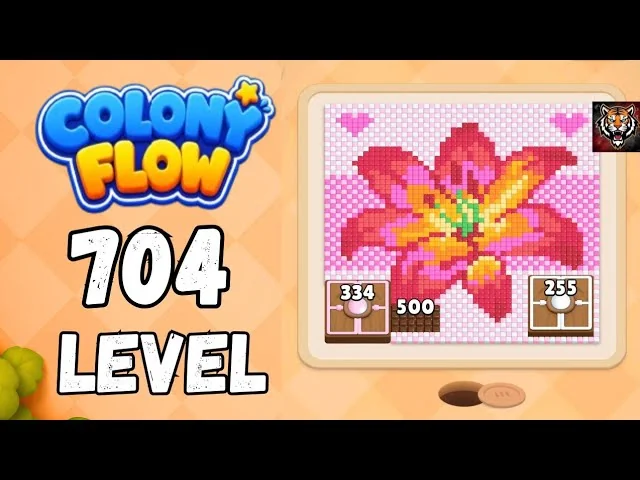 Colony Flow! Level 704 board layout