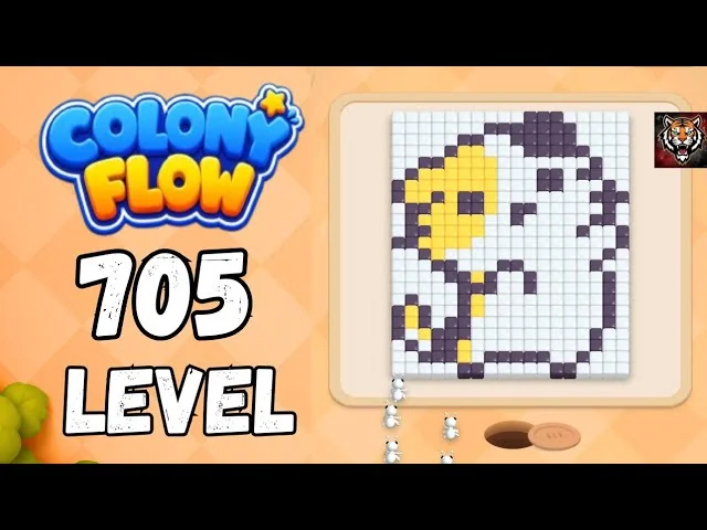 Colony Flow! Level 705 board layout