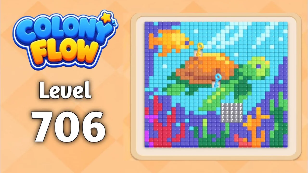 Colony Flow! Level 706 board layout
