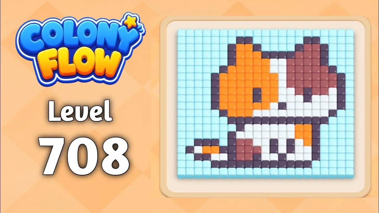 Colony Flow! Level 708 board layout