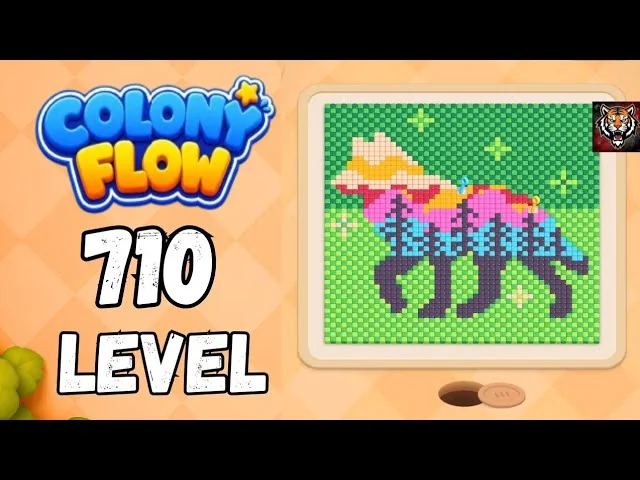 Colony Flow! Level 710 board layout