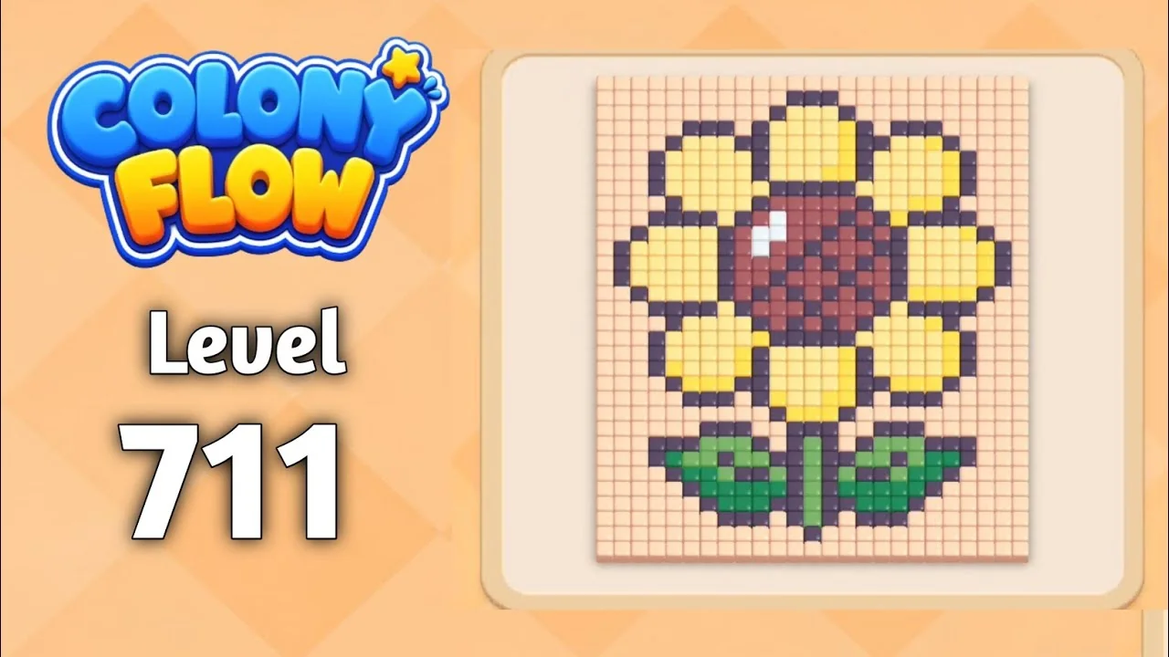Colony Flow! Level 711 board layout