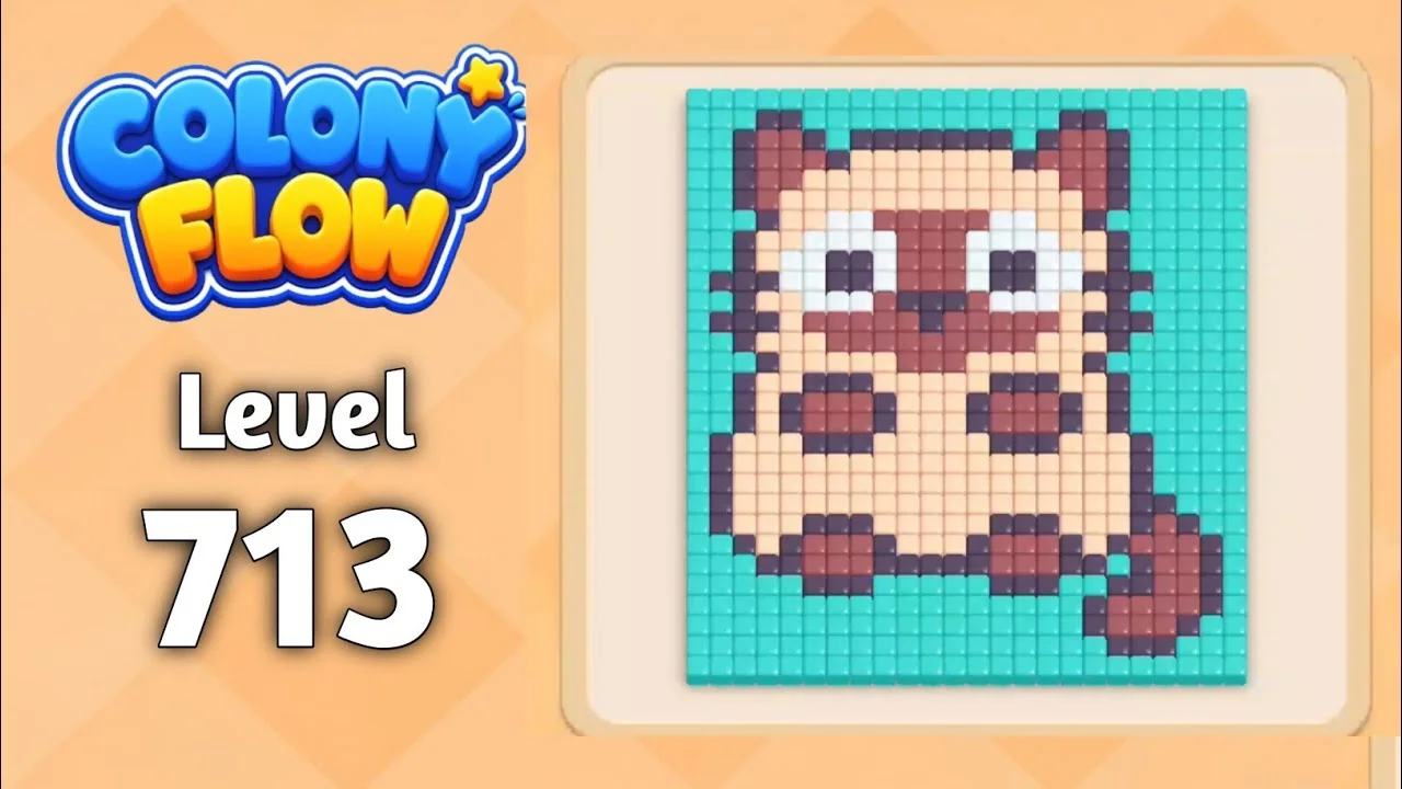 Colony Flow! Level 713 board layout