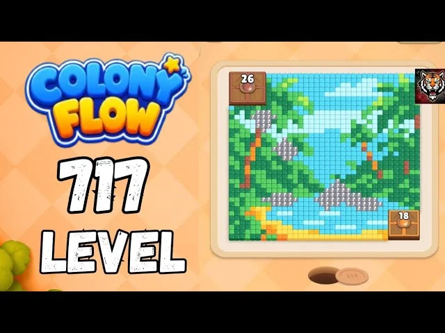 Colony Flow! Level 717 board layout