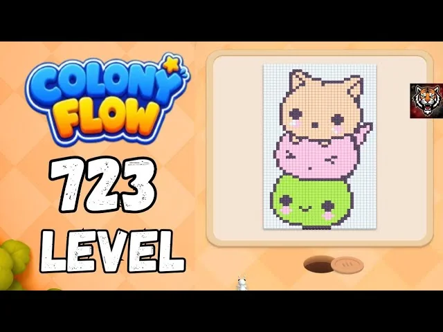 Colony Flow! Level 723 board layout