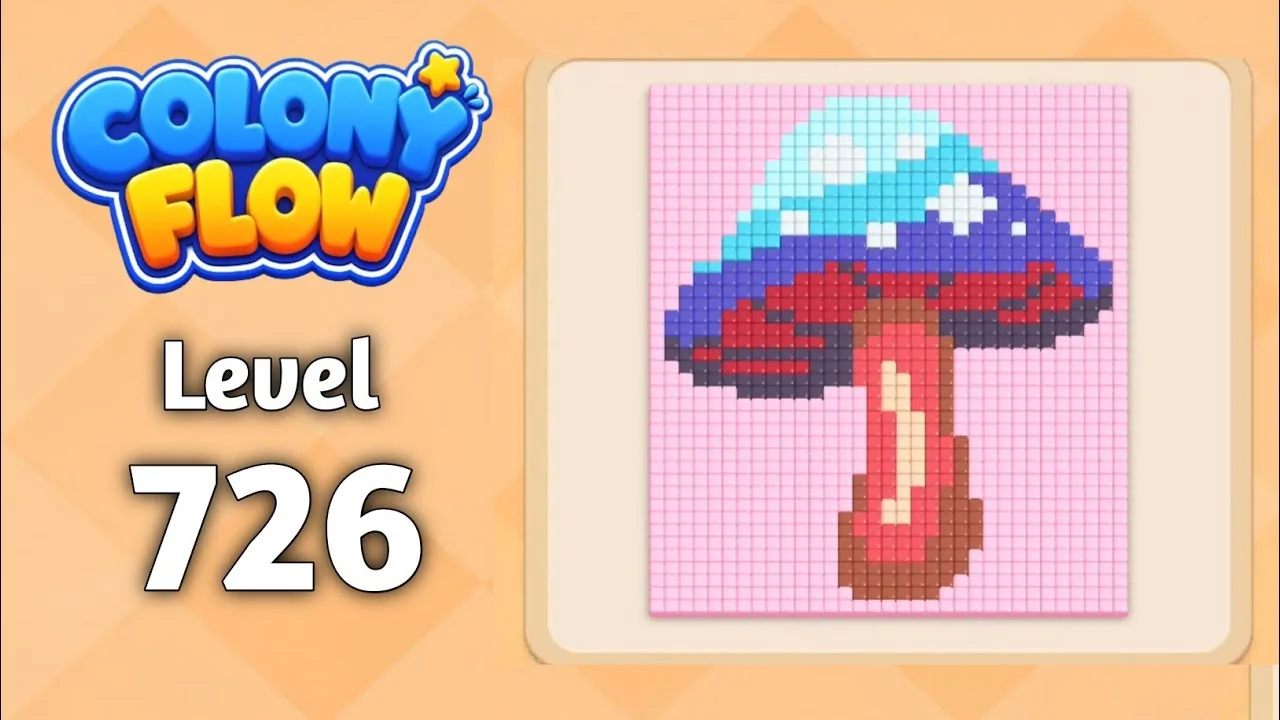 Colony Flow! Level 726 board layout
