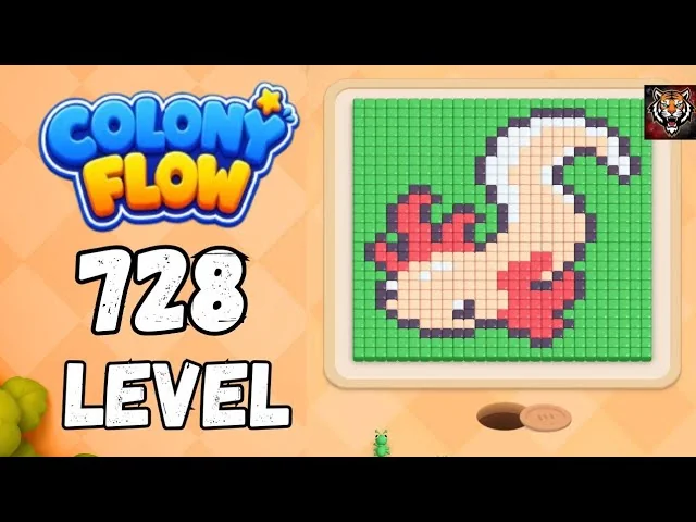 Colony Flow! Level 728 board layout