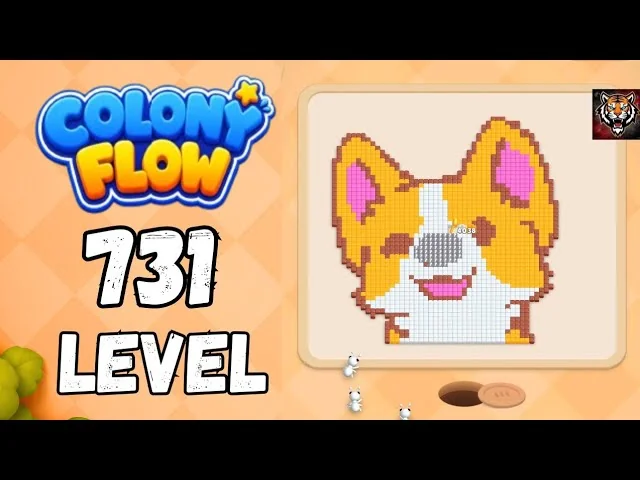 Colony Flow! Level 731 board layout