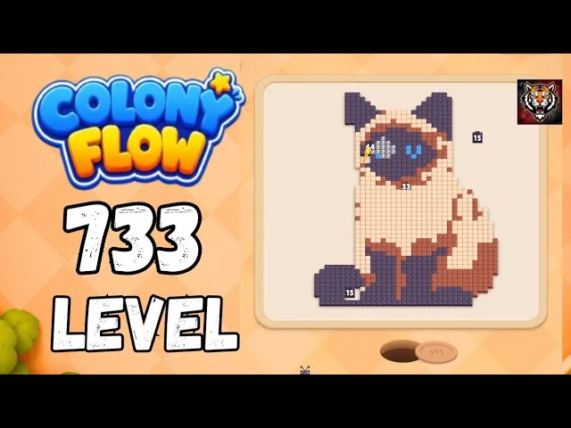 Colony Flow! Level 733 board layout